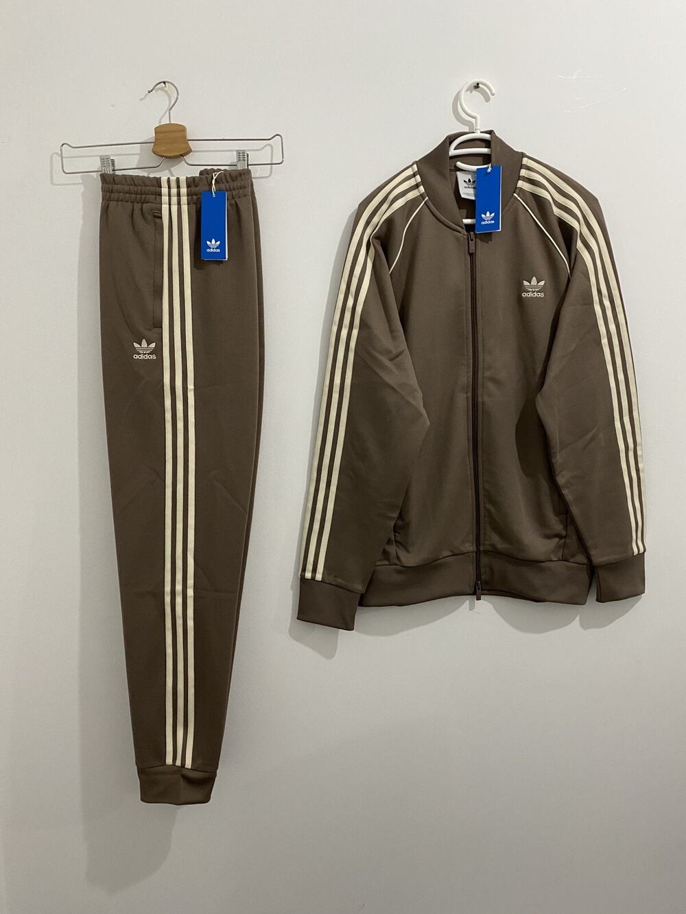 Adidas Originals Classics Superstar Tracksuit Trace Brown Size L